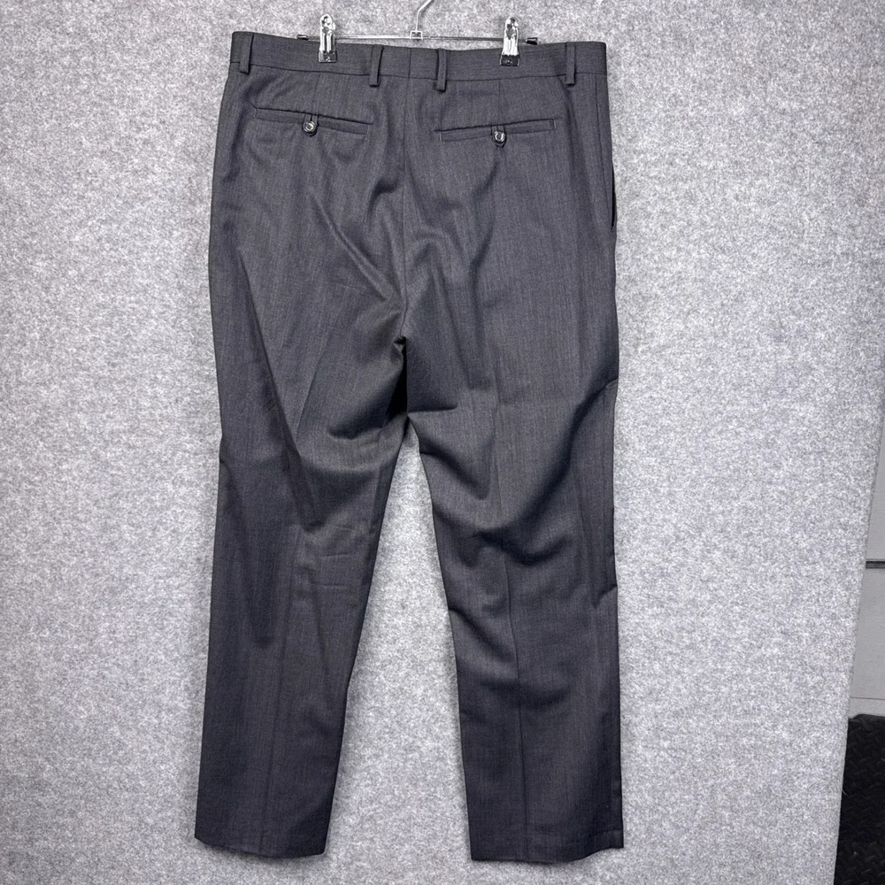 Banana Republic Mens Wool‎ Suit 42S Blazer 36/32 Tailored Pants Charcoal Gray
